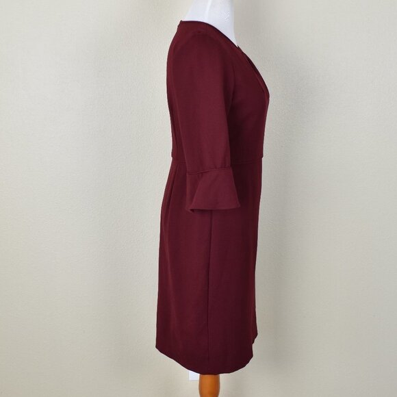 J. Crew Burgundy Dress - Picture 6 of 8